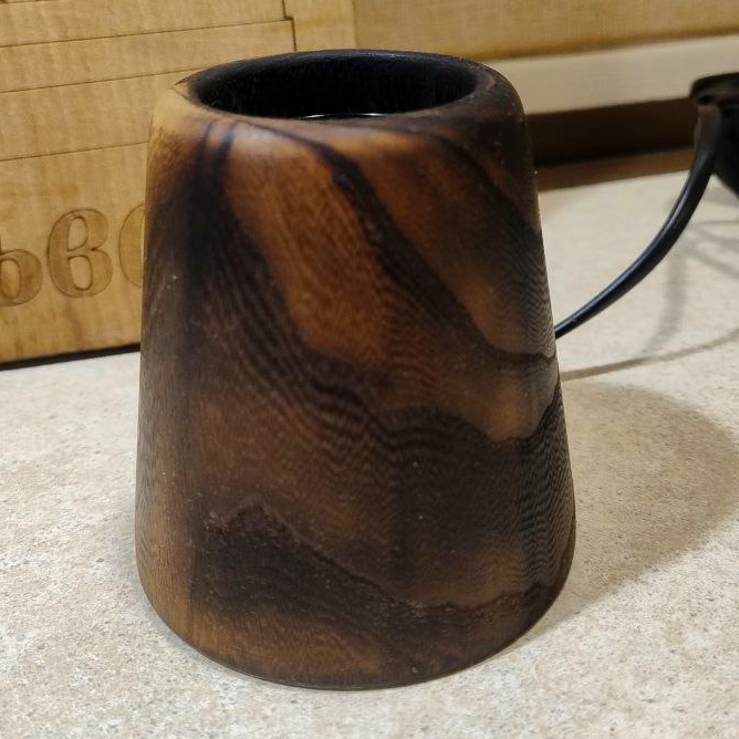 Світильник піраміда ясен темний без лампи