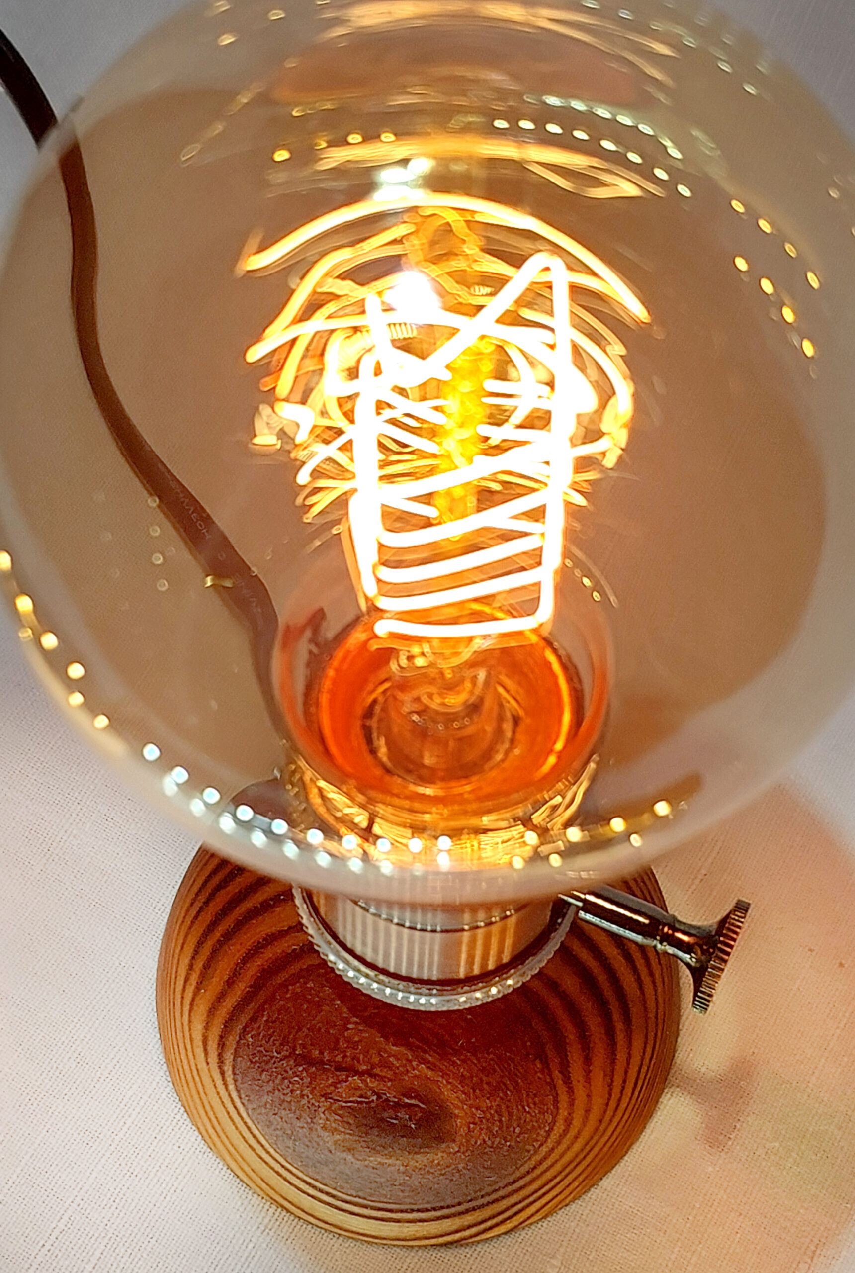 Світильник лофт, вид зверху