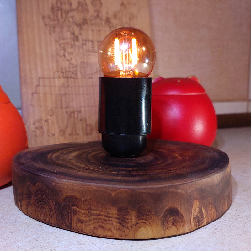 Лофт-світильник Вогник з LED-лампою Едісона G40G