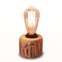 Лофт-світильник ручної роботи з дерева Ясен середній